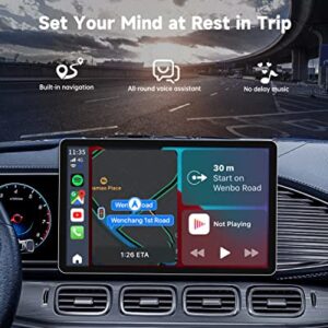 Carlinkit CarPlay Ai Box Android 12.0, 8+128G Adapter with Netflix, YouTube, Hulu,Disney+，Ai Box CarPlay Dongle Magic Box Carplay to Stream Media to Car & TV, Wireless CarPlay & Android Auto