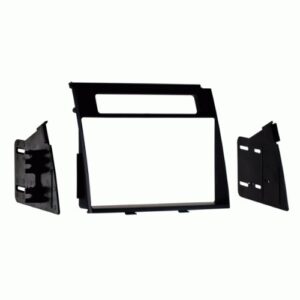 carxtc double din install car stereo dash kit for a aftermarket radio fits 2012-2013 kia soul trim bezel is painted matte black non navigation replacement