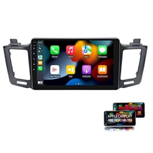 evonavi 2gb+32gb car stereo for toyota rav4 2013 2014 2015 2016 2017 2018, ips touch screen car radio with gps wifi/bluetooth/fm/am/dsp/ahd/32eq/mirror link,compaitble with carplay/android auto