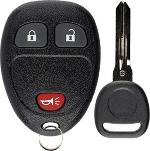keylessoption keyless entry remote control car key fob replacement for 15913420 with key