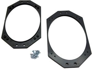 compatible with jeep wrangler 1997-2006 factory to aftermarket 4×6 speakers adapter kit