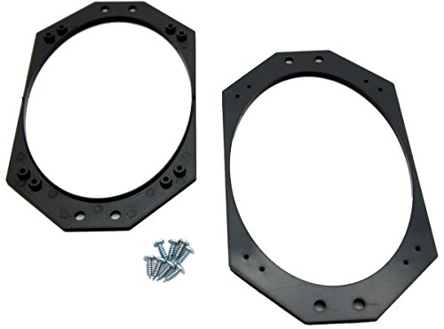 Compatible with Jeep Wrangler 1997-2006 Factory to Aftermarket 4x6 Speakers Adapter Kit