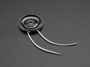 adafruit mini metal speaker w/wires – 8 ohm 0.5w [ada1890]