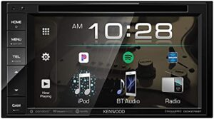 kenwood ddx276bt 6.2 dvd receiver with bluetooth | double din bluetooth car stereo with 6.2 clear resistive touch panel