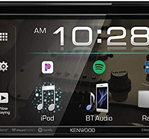 Kenwood DDX276BT 6.2 DVD Receiver with Bluetooth | Double DIN Bluetooth Car Stereo with 6.2 Clear Resistive Touch Panel