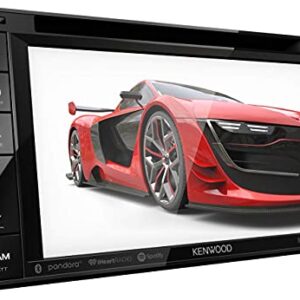 Kenwood DDX276BT 6.2 DVD Receiver with Bluetooth | Double DIN Bluetooth Car Stereo with 6.2 Clear Resistive Touch Panel