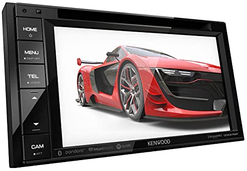 Kenwood DDX276BT 6.2 DVD Receiver with Bluetooth | Double DIN Bluetooth Car Stereo with 6.2 Clear Resistive Touch Panel