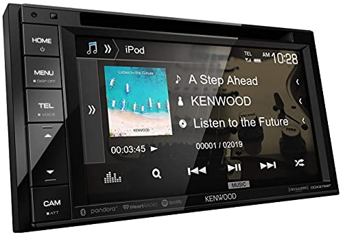 Kenwood DDX276BT 6.2 DVD Receiver with Bluetooth | Double DIN Bluetooth Car Stereo with 6.2 Clear Resistive Touch Panel