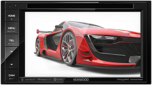 Kenwood DDX276BT 6.2 DVD Receiver with Bluetooth | Double DIN Bluetooth Car Stereo with 6.2 Clear Resistive Touch Panel