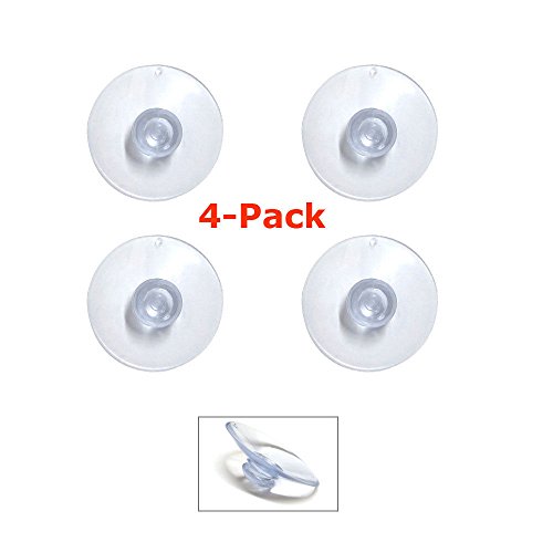 Ramtech 4-Pack Suction Cups Replacement Kit for Radar Laser Detector Windshield Mounts for Beltronics STi Magnesium Construction, STi Magnum 940 955 965 995 GX65 RX55 RX65 V6 V8 V10 V12, SCLD