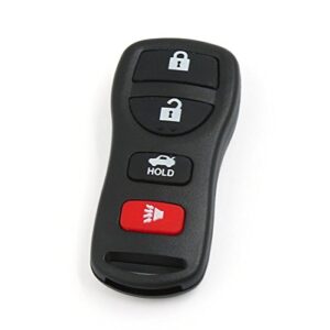 uxcell new replacement 4 button keyless entry remote control key fob clicker for kbrastu15 28268-c991a 28268-zb700