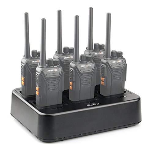 Retevis RT27 RT27V Walkie Talkies Charging Base,Six-Way Two Way Radio Charger Station,Multi Unit Rapid Gang Charger Compatible with Retevis RT27 RT27V 2 Way Radios (1 Pack)