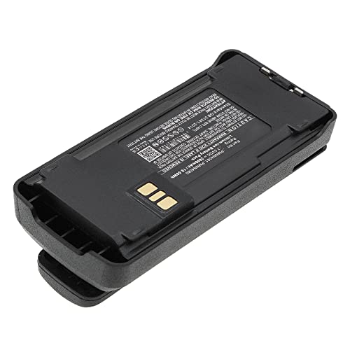 Replacement Battery for Motorola CP185 CP1200 CP1300 CP1600, fits Part No PMNN4476A PMNN4082 PMNN4081AR, 7.5V 2600mAh