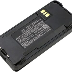 Replacement Battery for Motorola CP185 CP1200 CP1300 CP1600, fits Part No PMNN4476A PMNN4082 PMNN4081AR, 7.5V 2600mAh