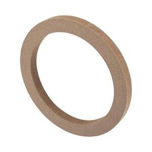 X AUTOHAUX 4 Pcs 6.5" Universal Wooden Car Speaker Subwoofer Mounting Spacer Rings Adapter Bracket Holder Plate