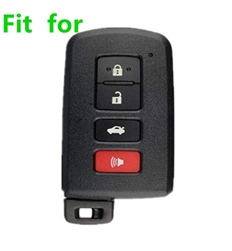 Silicone Key Case Cover Keyless Entry Remote Key Fob fits for 2011-2019 Toyota Avalon Camry Corolla Highlander RAV4
