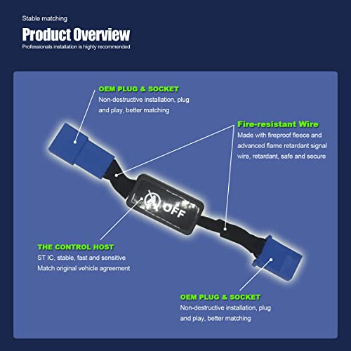 Auto Start Stop Engine System Canceler/Eliminator Device Cable Automatic A Off Delete/Disable/Cancel Start Stop Function Compatible with Toyota RAV4 5th Generation 2019-2022