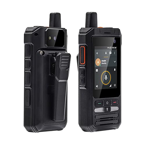 KJD Anysecu W8 Mobile Radio Adroid 8.1 LTE 4G GPS Unlocked POC Radio Suppot Zello Real PTT Platform (W9-US)