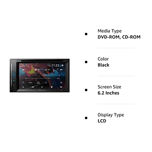 Pioneer AVH-241EX 6.2" Resistive Touchscreen, Amazon Alexa When Paired with Pioneer Vozsis App, Bluetooth, Back-up Camera Ready - Digital Media Receiver