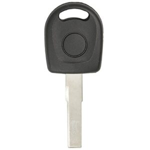 keyless2go replacement for new uncut transponder ignition megamos 48 chip car key hu66t6