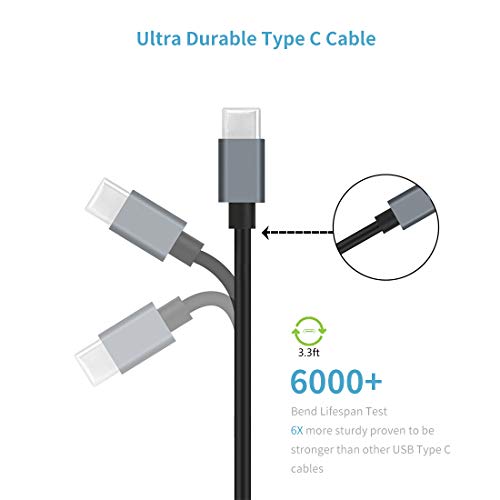 Fast Charger Kit, Compatible for LG Stylo 6/5/4, V60/50/V40/V35 ThinQ, V30/V20/G8 ThinQ/G7 ThinQ/G6, Rapid Wall Charger + Dual USB Car Charger, Quick Charge 3.0 Charger Set with 2 USB C Cords 3.3ft