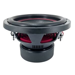 Gravity 1x 12 Inch 2000 Watt Car Audio Subwoofer w/ 2 Ohm DVC Power 12 in. Sub - Feature Dual Voice Coil, Thick Magnet, Design for Car, ATV, Van, High Performance Car Show