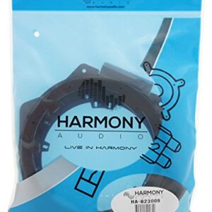 Harmony Audio Compatible with 2007-2014 GMC Sierra HA-823006 Aftermarket 6.5" 6.75" Speakers Adapter