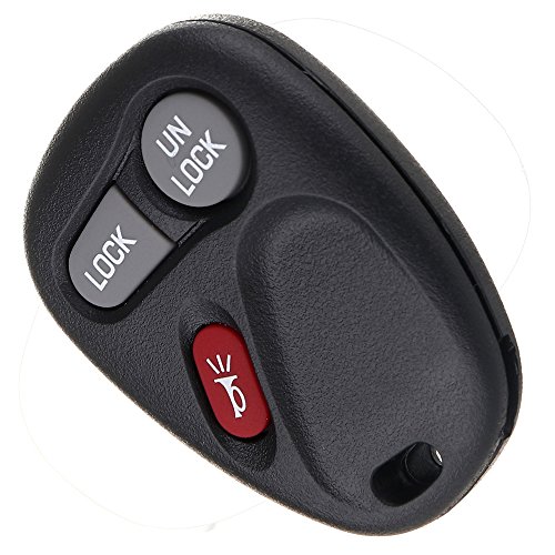 cciyu 1X Remote Start Car Auto Key Fob 3 Buttons Replacement Key Keyless Entry Replacement for C hevy Blazer S10 Silverado 1500 1500 HD 15732803