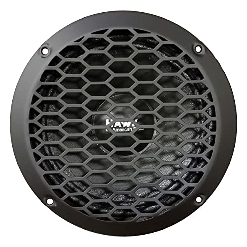 American Bass USA Bass Hawk65 6.5'' Midrange Midbass Car Speaker with Grill, 500W, 4 Ohm
