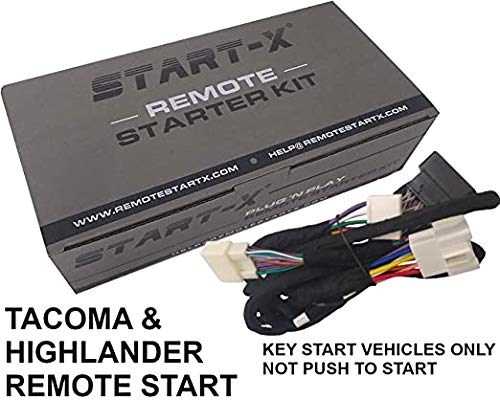 Start-X Remote Starter for Tacoma 2016-2023 || Highlander 14-19 Key Start || Plug N Play | 3 X Lock to Remote Start