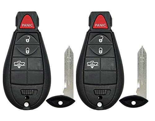 Lot of 2x New Replacement Keyless Entry Remote Key Fob Compatible with & Fit For RAM 2013-2019