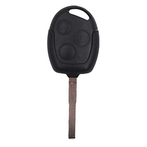 Beefunny 3 Button Remote Car Key Fob 433MHz 4D60 Chip for Ford Fiesta 2011-2013 Uncut HU101 Blade (1)