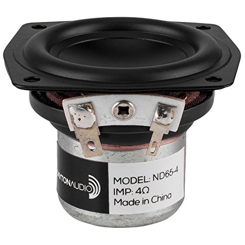 Dayton Audio ND65-4 2-1/2" Aluminum Cone Full-Range Neo Driver 4 Ohm