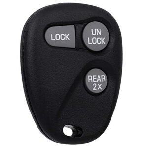 zenithike keyless entry remote key fob 3 buttons for 97-02 for chevy for gmc for oldsmobile express sonoma for astro for suburban for tahoe yukon jimmy savana bravada 16207901-5 x 1pcs