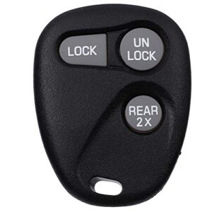 ZENITHIKE Keyless Entry Remote Key Fob 3 Buttons for 97-02 for Chevy for GMC for Oldsmobile Express Sonoma for Astro for Suburban for Tahoe Yukon Jimmy Savana Bravada 16207901-5 X 1pcs