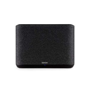 denon home 250 wireless streaming speaker (factory certified refurbished, black)