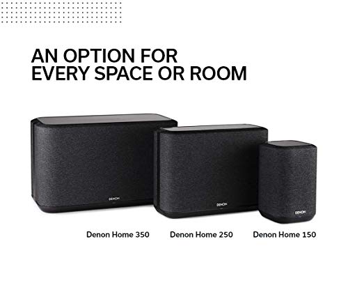 Denon Home 250 Wireless Streaming Speaker (Factory Certified Refurbished, Black)