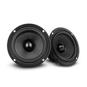 ds18 zxi-354 3.5″ full range car audio speaker upgrade with kevlar cone 120 watts 4 ohm horn woofer – pair of 3.5 speakers (2 speakers)