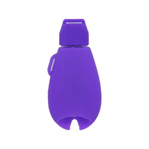 SEGADEN Silicone Cover Protector Case Holder Skin Jacket Compatible with JEEP CHRYSLER DODGE 7 Button Smart Remote Key Fob CV4758 Deep Purple