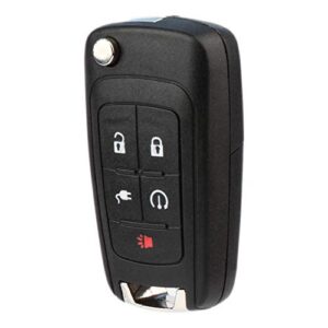 fits 2011 2012 2013 2014 2015 Chevrolet Volt Flip Key Fob Keyless Entry Remote (22923862, 22737521)