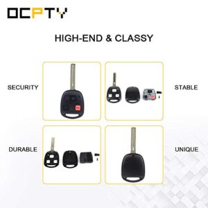 OCPTY 1 X Flip Key Entry Remote Control Key Fob Transmitter Replacement for 1999-2003 for Lexus RX300 N14TMTX-1 3 Buttons 312 Mhz N14TMTX-1+4C chips