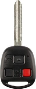 for 98-02 toyota land cruiser keyless entry remote key fob combo 3btn 4c chip
