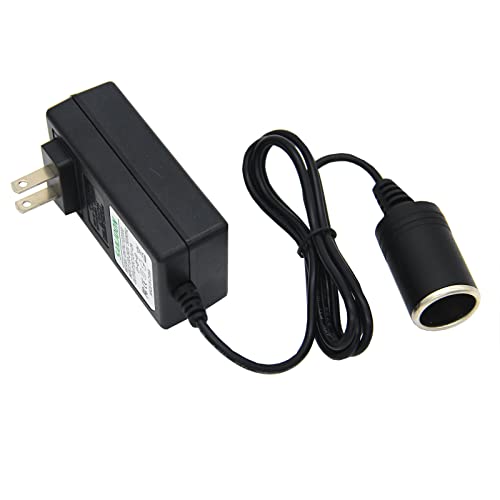 12V 2A AC to DC Converter 24W Car Cigarette Lighter Socket 110-240V to 12V Power Adapter for Car Shaver MP3/MP4 Player Car Dash Cam Bluetooth Transmitter