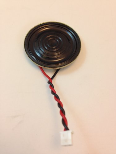 TCC 40mm Speaker Ultra Slim Round W/Leads & Plug 0.25 WATT @ 8 OHMS