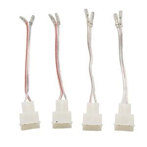 RED WOLF Door Dash Tweeter Speaker Wire Harness Replacement for Honda Civic Accord Odyssey Civic CRV Install Adapter Connector 6 PCS