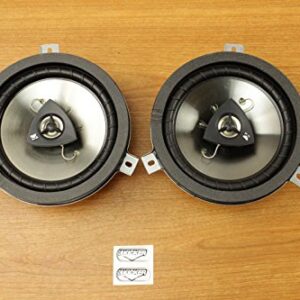 Chrysler Jeep Dodge 6.5inch Kicker Speaker Upgrade Set of 2 Mopar OEM