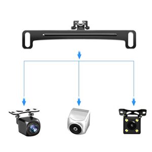 Pixelman Rear Camera License Plate Mount,Rear View Camera Mount Only,Reverse Cam Holder,Dash Cam Rearrview Camera License Plate Bracket,Back Up Camera Accessories