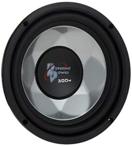 pyramid 6″ car audio speaker subwoofer – 300 watt high power bass surround sound stereo subwoofer speaker system w/ molded p.p. cone, 86 db, 4ohm, 40 oz magnet,1 inch kapton voice coil -pw677x,black