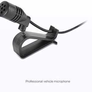 Car Microphone 2.5 mm Mic Compatible for Pioneer AVH-2400NEX,AVH-1400NEX,AVH-201EX,AVH-200EX,MVH210EX,AVH-4200NEX,AVH-2500NEX,AVH-290bt,AVH-x390bs,AVH-X2800BS Car Stereo CD DVD Player Radio Navigation