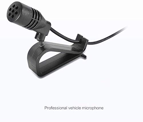 Car Microphone 2.5 mm Mic Compatible for Pioneer AVH-2400NEX,AVH-1400NEX,AVH-201EX,AVH-200EX,MVH210EX,AVH-4200NEX,AVH-2500NEX,AVH-290bt,AVH-x390bs,AVH-X2800BS Car Stereo CD DVD Player Radio Navigation